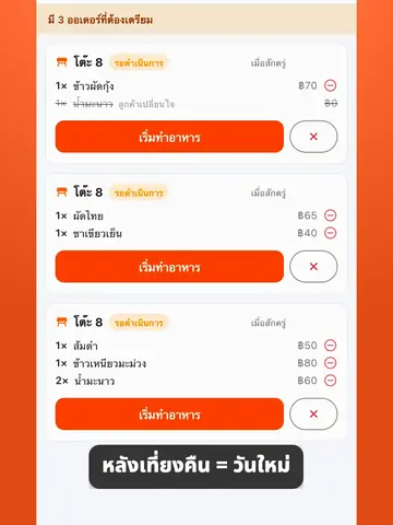 ร้านเปิดข้ามคืน: ตั้งเวลาตัดรอบวันขาย